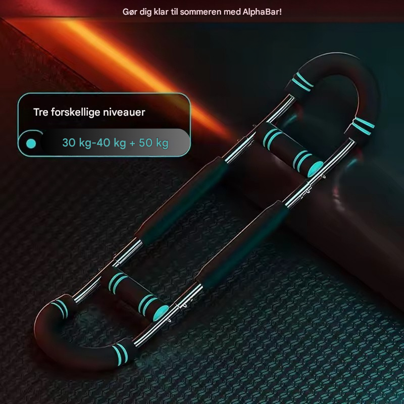 AlphaBar – Dit personlige fitnesscenter — altid og overalt