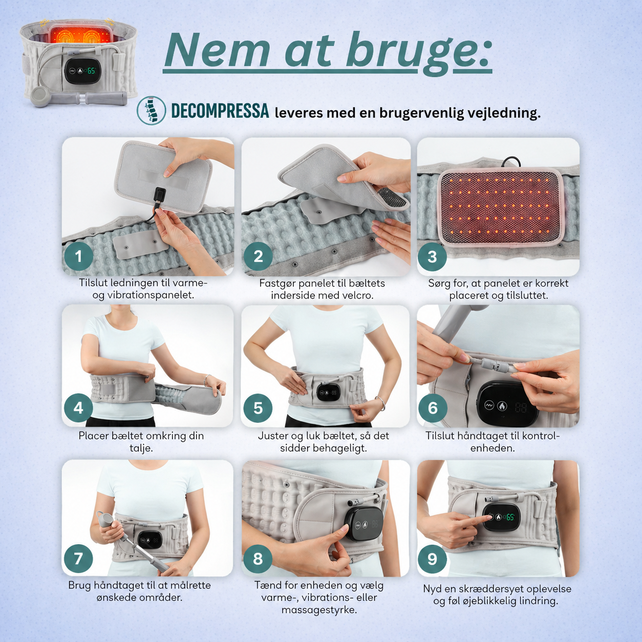 Decompressa – Effektiv lindring mod rygsmerter derhjemme