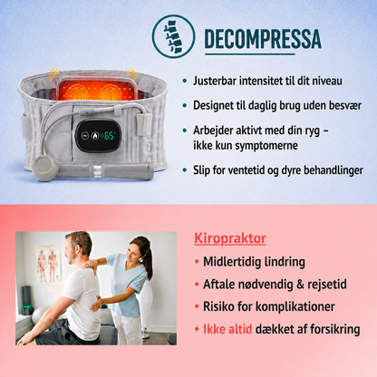 Decompressa – Effektiv lindring mod rygsmerter derhjemme